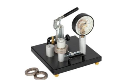 Equipamento de laboratório dos mecânicos fluidos do calibrador do calibre de pressão do peso inoperante