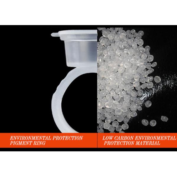 Semi Permanent Pigment Eco Transparent Tattoo Ink Ring Cup With Cap