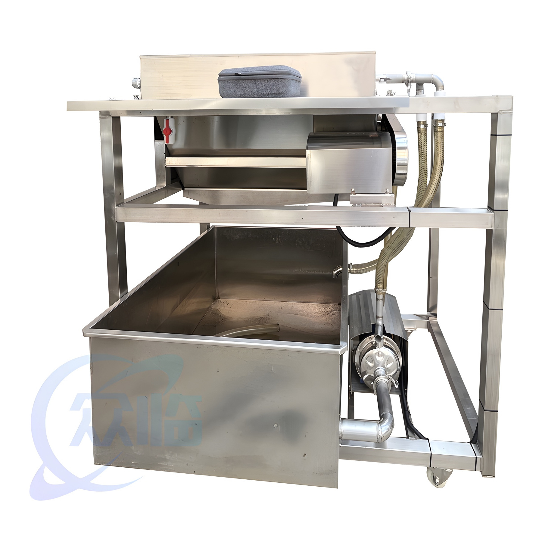 Stainless Steel 304 Shrimp Cleaning Machine 380v 50Hz Shrimp Waste Separator