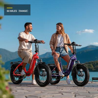 HovBeta 20 4.0 15Ah Aluminum Alloy Frame Electric Folding Bike Foldable City Ebike 1200W Adult Road Bike Hybrid Fat Tire E-bike