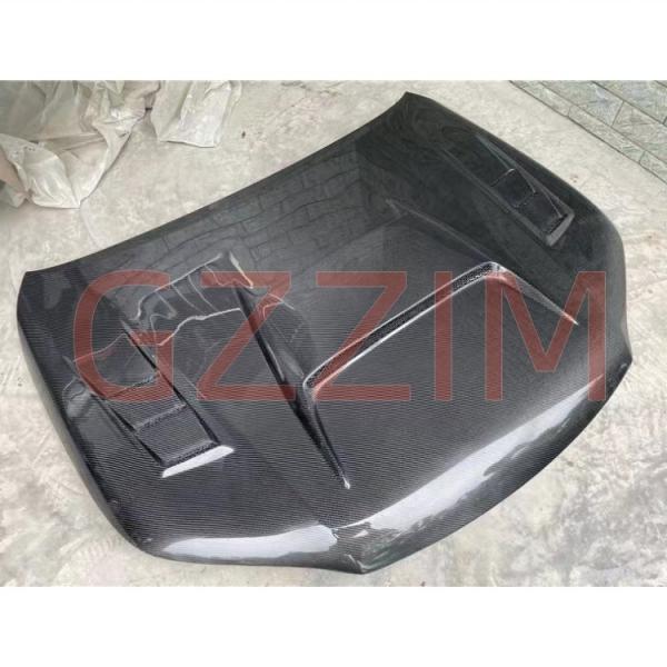 Black Carbon Fiber Hood Hilux Revo 2016 - 2023 Custom Carbon Fiber Car Parts