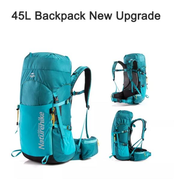 Polyester 0.1kg Lightweight Waterproof Backpack 60cm Mountain Trekking Bag