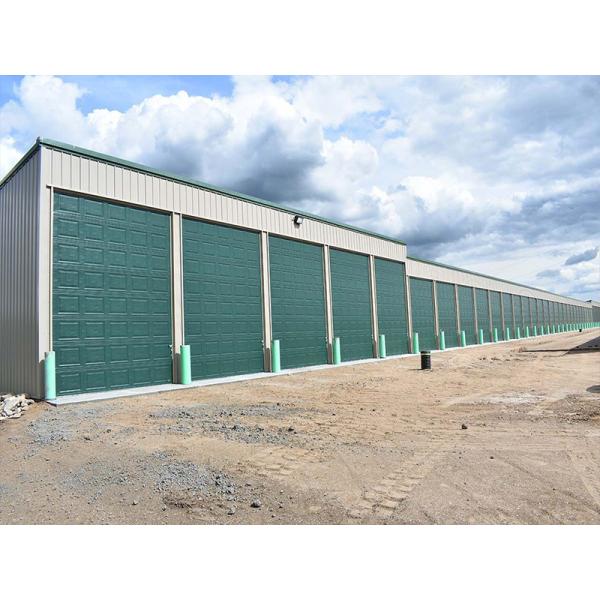 Steel Structure Cross Dock Distribution Warehouse 40m x 60m x 8m Dual Side Loading Construction