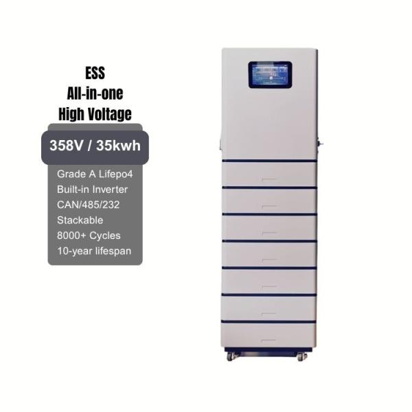 35kwh Battery Energy Storage Systems Bess 358V High Voltage Lithium Batteries