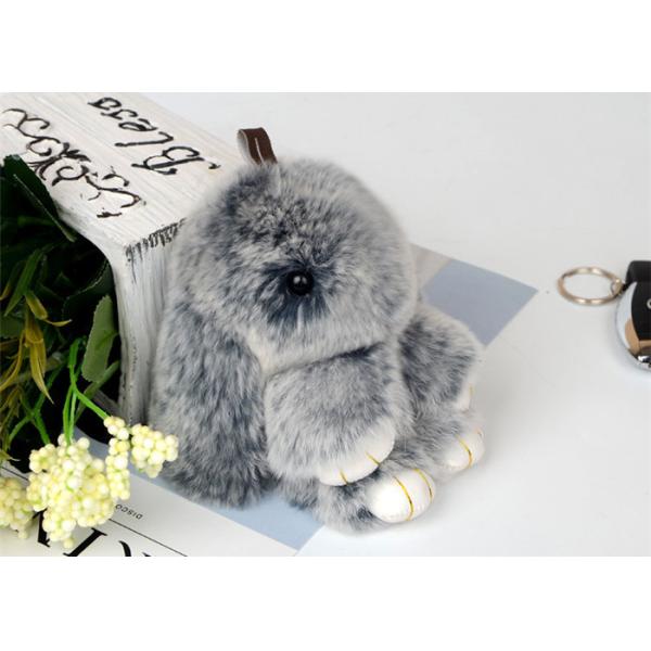 Сумка кролика хлопка 100% ПП заполняя очаровывает цвет 15км 18км колец для ключей розовый