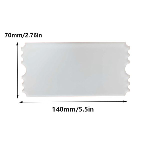 Creative 3mm Sublimation Blank Acrylic Ticket