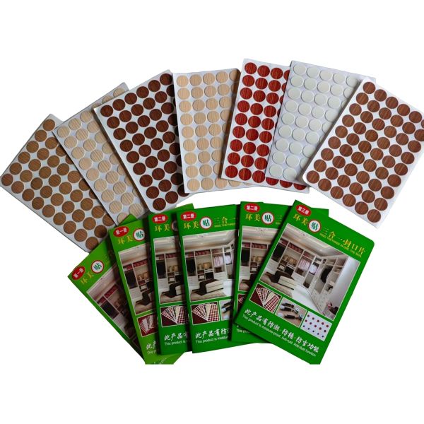 Self-Adhesive PVC Screw Caps for Furniture Cover with Customizable Colors and Matte Finish