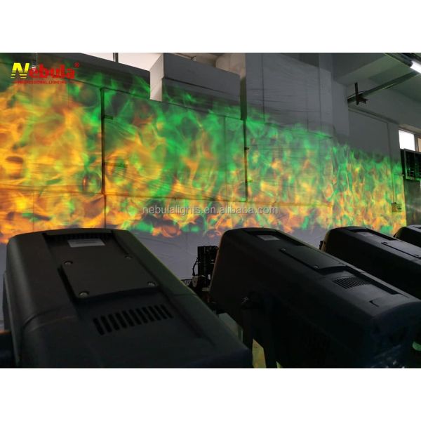 Nebula 100W LED Zoom Water Ripple Ocean Wave Flow Floating Lighting DMX Gobo Projector