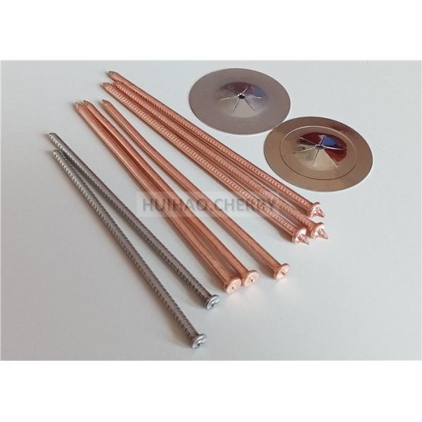 3mm SS Copper Coated CD Stud Welding Pin For Insulation Fastening Work Use With Capacitor Discharge Stud Welder