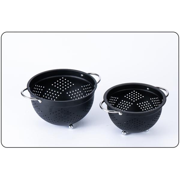 Handheld Rustproof 0.5kg Steel Fruit Basket Powder Coating