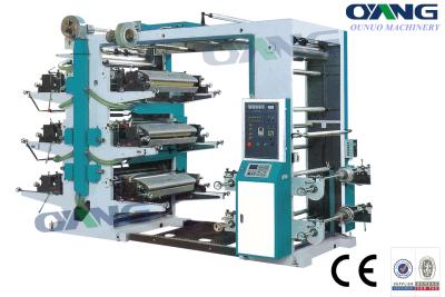 máquina de impressão flexographic não tecida da tela para filmes plásticos/rolo do papel