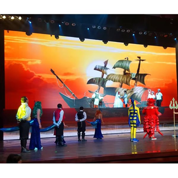 Indoor P2.9 Stage LED Display Screen High-Refresh 3840Hz Rental LED Screens with Seamless Panel Splicing and Rapid Fast-Lock Design
