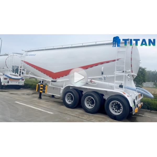 TITAN 3 Axle 40CBM Cement Bulker Trailer for Sale | Cement Bulker Price