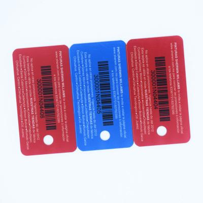 ODM 0.84mm en plastique 3 d'indicateur de clé de carte de PVC de 0.76mm vers le haut de l'impression de estampillage chaude