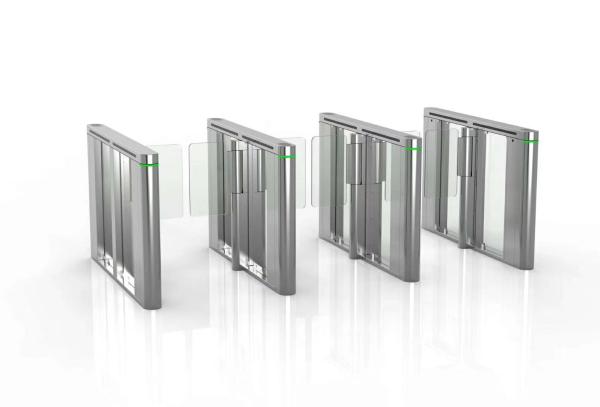 RFID Swing Automatic Boom Barrier Gate QR Barcode Anti-Breakthrough