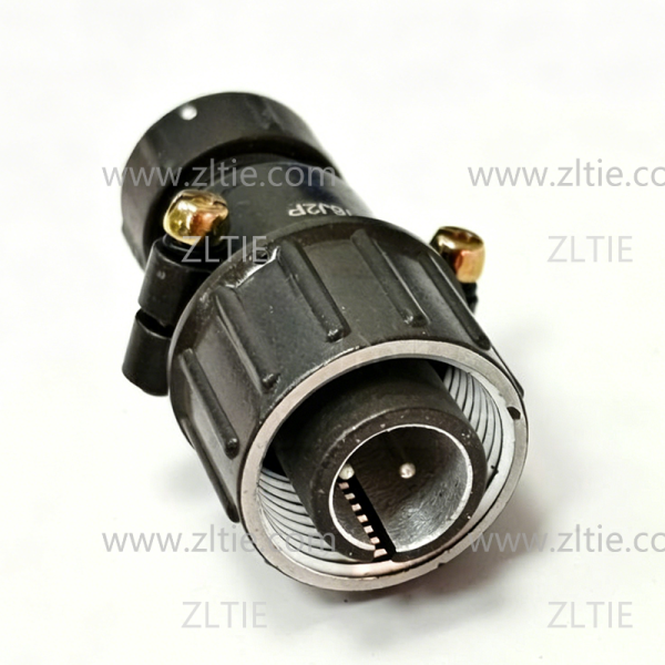 P16 Series 3 Pin Circular Connector Straight Male Cable Plug Shielded Tail Attachment P16J2P