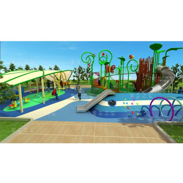 Custom Size Kids Outdoor Playground Equipment Garden