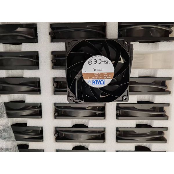 IP68 Waterproof 12038 DC Axial Cooling Fan 48V 8100RPM Dual Ball Bearing High Static Pressure Cooling Fan for Telecom Switch