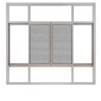 Chambre d'aluminium à double vitrage vitrée insonorisée fenêtres pour les rideaux suspendus