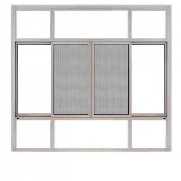 Chambre d'aluminium à double vitrage vitrée insonorisée fenêtres pour les rideaux suspendus