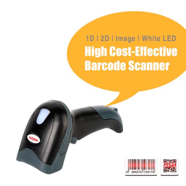 Wired 5mil Handheld 2D Barcode Scanner QR PDF417 DM 1D Bar Code Scanner