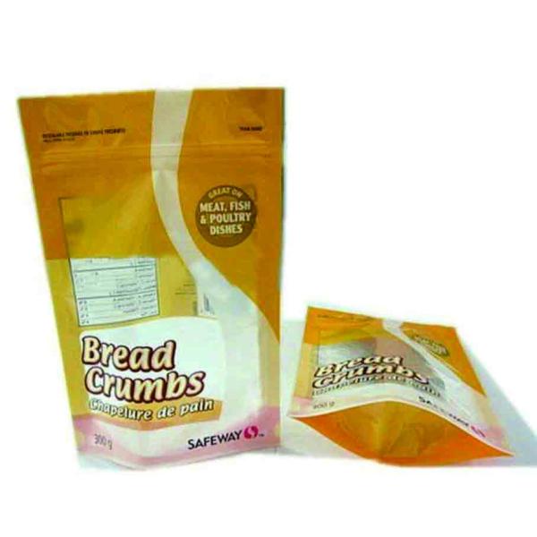 stand up pouch , aluminum foil matte side gusset plastic packaging coffee bag
