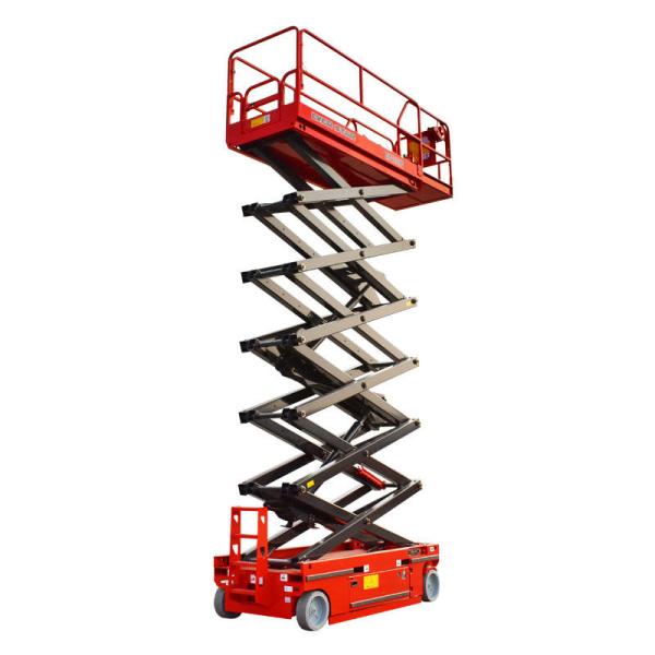 12m Self Propelled Access Platforms 320KG Portable Scissor Lift Platform