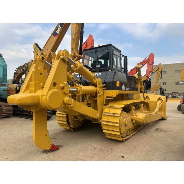 Used Shantui SD32 SD22 CAT D8R Crawler Bulldozer 320HP Engine 10m³ Semi U Blade Heavy Duty Earthmoving DOZER