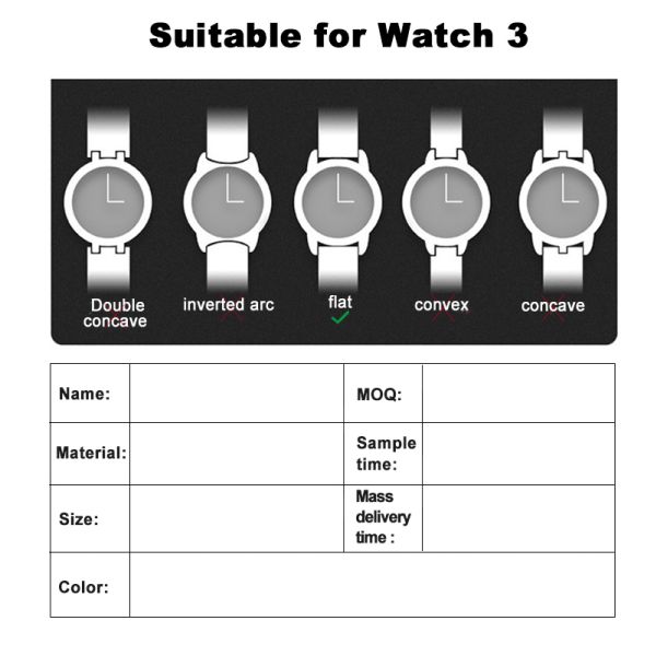 Smooth Surface Silicone Watch Band · 18–24mm | OEM/ODM - China Wholesaler SHX