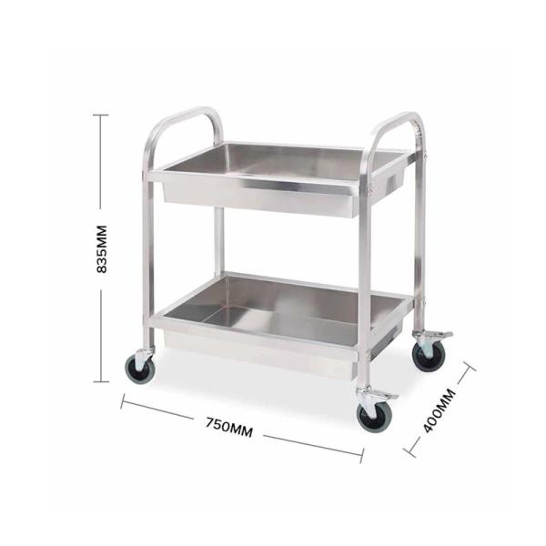 RK Bakeware China Производитель для транспортировки Нержавеющая сталь Gastronorm Rack Small Trolley