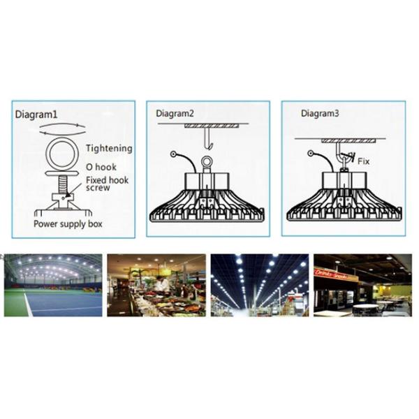 5000 K energy saving high bay lighting , 120 watt exterior fluorescent high bay