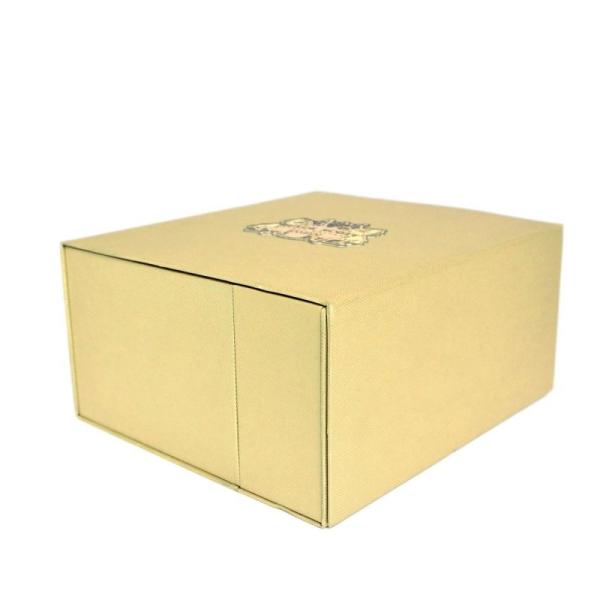 ODM Rigid Wine Bottle Gift Packaging With Double Inner Tray Metal Logo