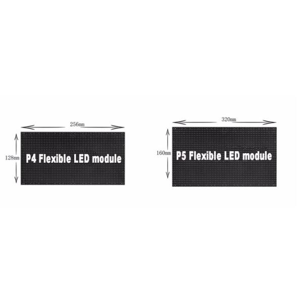 P4 SMD LED Экран гибкий мягкий светодиодный модуль плотность пикселей 62500 точек / кв. м smd наружной светодиодный дисплей светодиодный видеодисплей