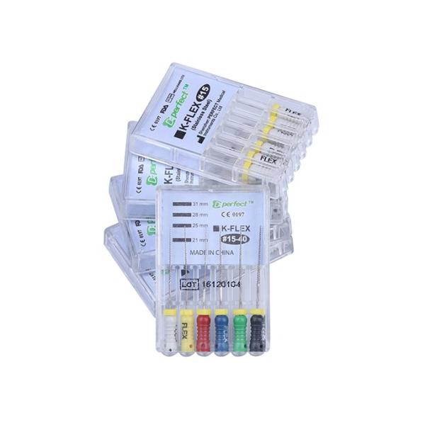 Dental Perfect Endo Hand Files 28mm Assorted Size Root Canal K Flex Files