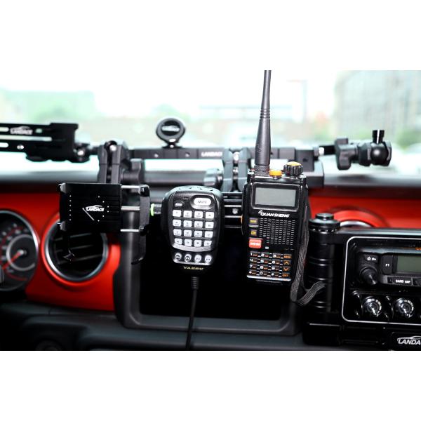 Jeep Wrangler JL Aluminum Center Console Bracket Dashboard Mount for Car Phone Holder