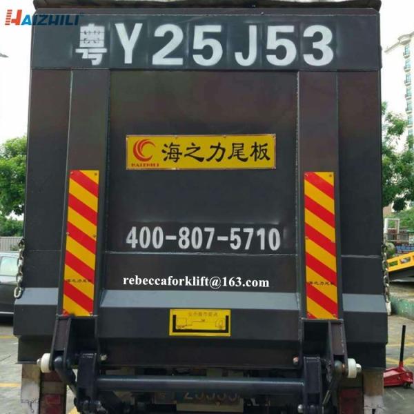 Easy Operated Tail Lift Truck 1500kg Hydraulic Type Low Consumption High Efficiency