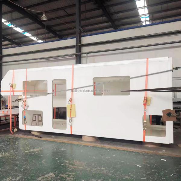DIY Camper Trucks 20ft RV Trailer Alcove Truckbody with Gooseneck for Windows 5x 600 x 1200 mm