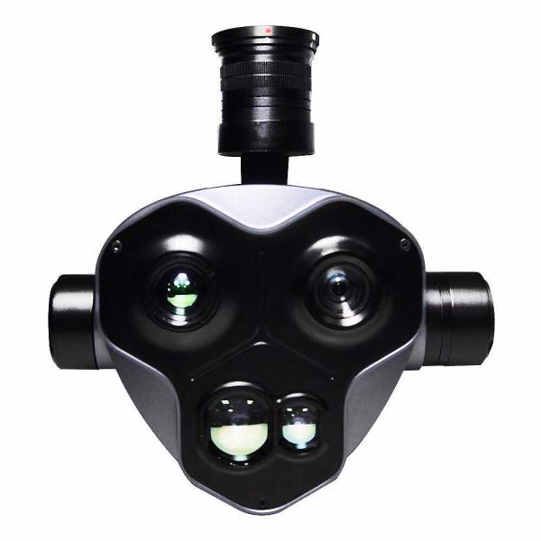 New Zoom Triple Camera EO/IR Target Locking 5KM Distance Measurement,Target  Location Calculating,4.08MP HD