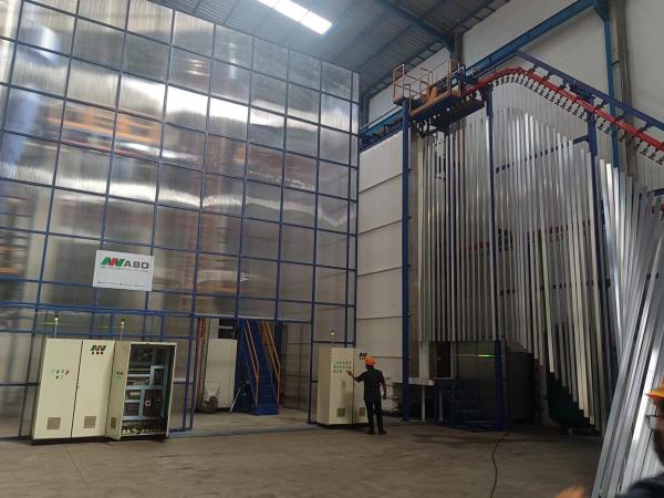 Linha planta de ABD Aluminium Metal Powder Coating para a porta de aço