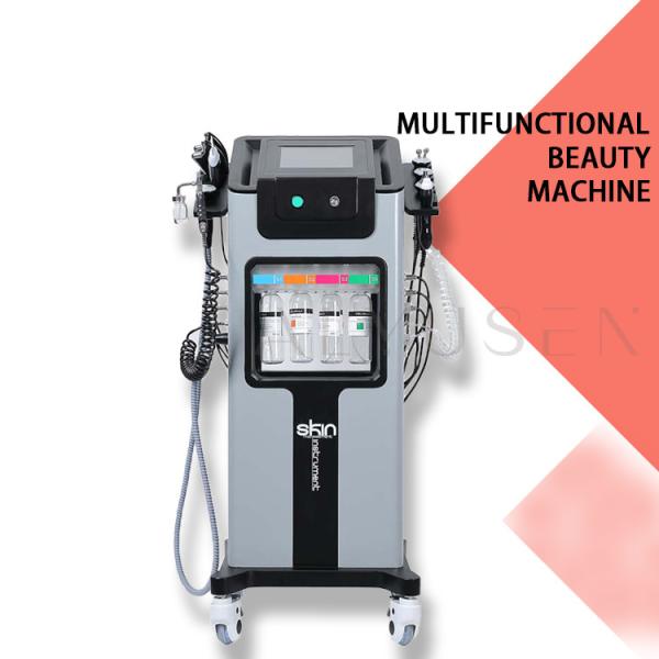 Oxygen Facial Hydra Beauty Machine 8 In 1 Ultrasonic RF Cooling Hammer Equipment