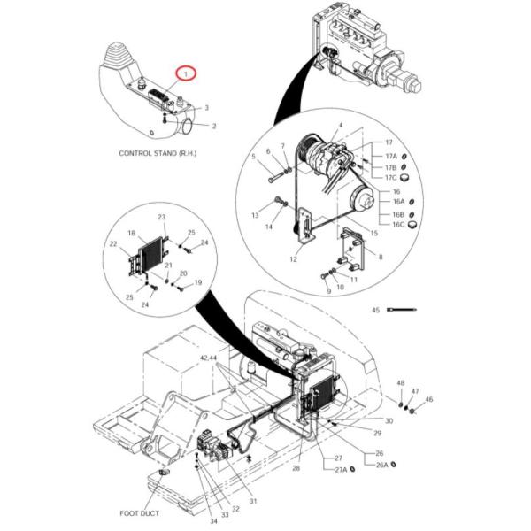 2543 9031A 543 00049 частей Doosan запасных для СОЛНЕЧНОГО пульта управления 300LC-V Aircon 2543 9031A 543 00049 частей Doosan запасных для СОЛНЕЧНОГО пульта управления 300LC-V Aircon