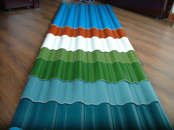 customized color CGCC, DX51D Z adornment Pre painted Corrugated Steel Roof Sheets