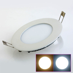 Aluminum 3W Supper Thin LED round panel lights , 180° Beam Angle CE RoHs FCC