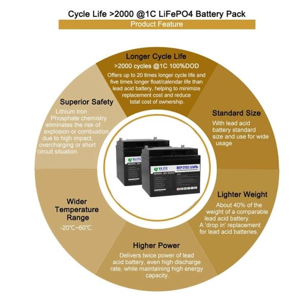 Перезаряжаемые блок батарей 24V 12ah EV LiFePO4 для накопления энергии