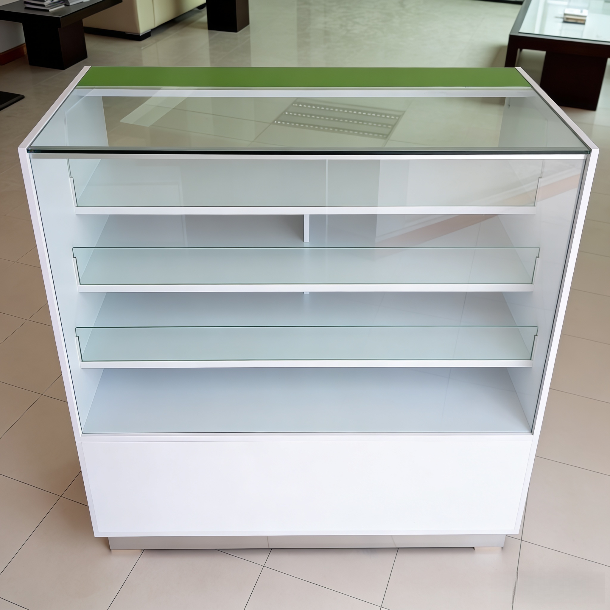 Wooden Pharmacy Display Furniture and Medical Wall Cabinets for Retail Drugstore Store Interior