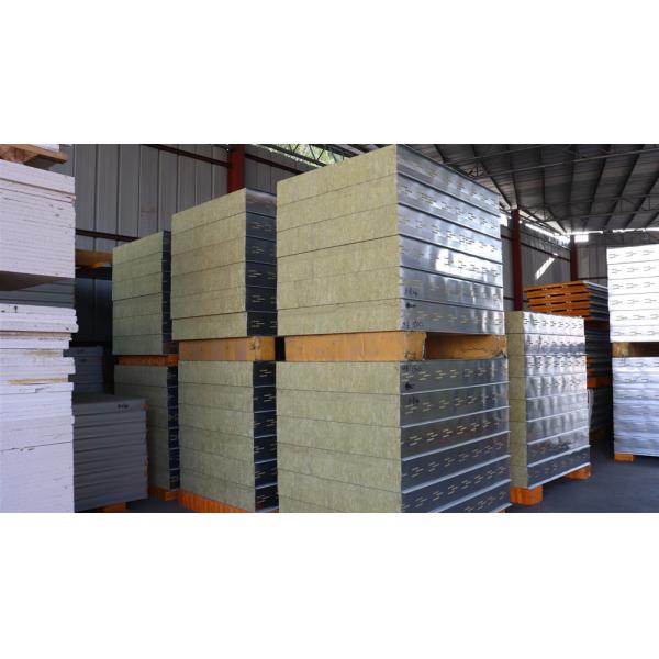 Wall Insulation Rock Wool Sandwich Panel Furnace Sandwich Panel Fireproof Panels