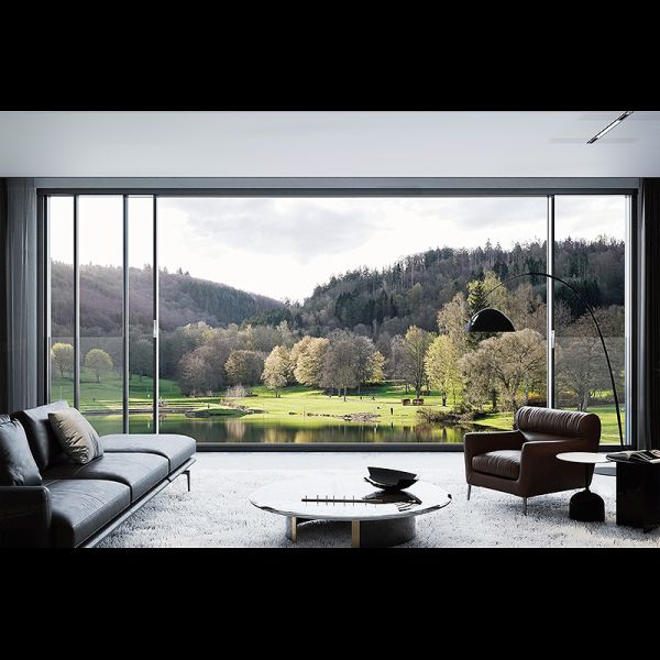 Modern Sliding Aluminum Alloy Doors Manual Opening Efficient Ready