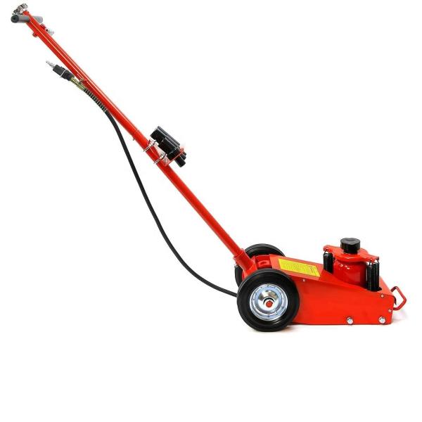 Red Color 35Ton Air Hydraulic Floor Jack With Oil Paint