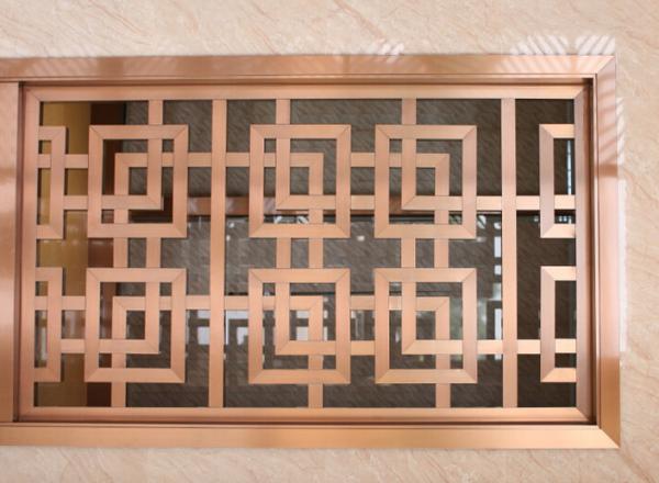 China Manufacturer Laser Cutting Stainless Steel Sheet Metal Fabrication For Construction Decoration Project