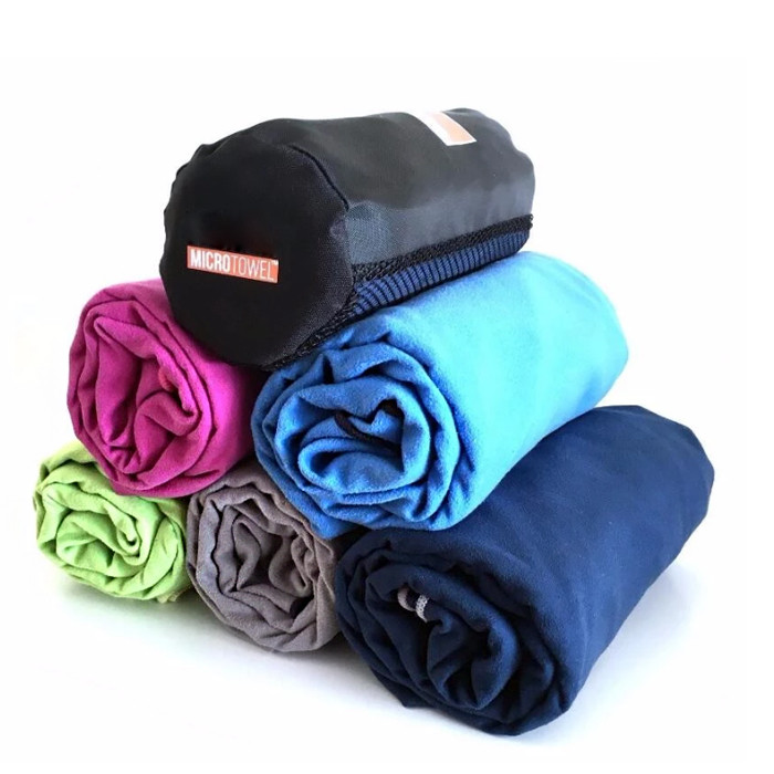 Различные цвета на заказ RPET без песка Микроволокно Микроволокно Gym Beach Suede Towel